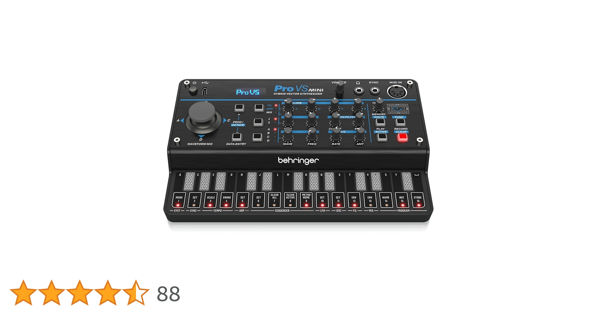 behringer Pro VS Mini ハイブリッドシンセサイザー Amazon.co.jp: Behringer Pro VS ミニハイブリッドベクトル